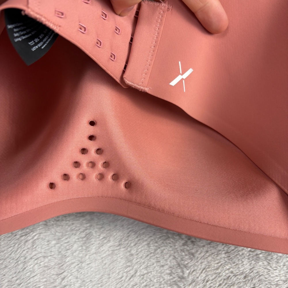 Knix Bra Catalyst Sports Bra Size 3 Terracotta Pink High Impact Wireless - Picture 3 of 4